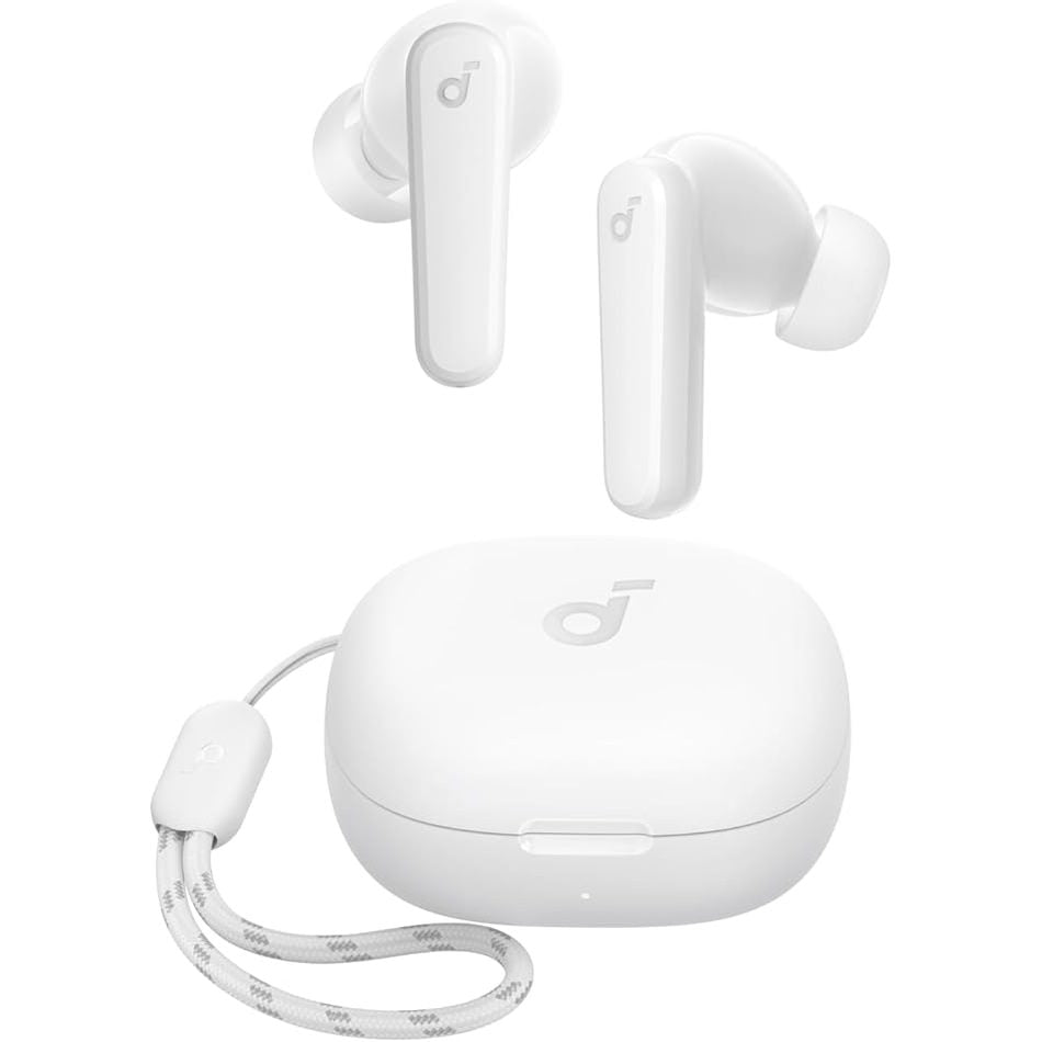 267099 - Anker Kufje Soundcore P20i True Wireless, Kufje Bluetooth Wireless, Drajverë 10 mm, Bluetooth 5.3, EQ i Personalizueshëm, Kohëzgjatje Luajtjeje 30 Orë, Rezistencë ndaj Ujit IPX5, 2 Mikrofonë me AI (të Bardhë) (Të Rinovuar)