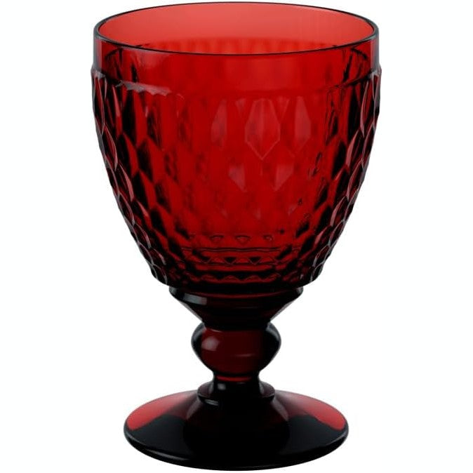 188143 - VILLEROY & BOCH Boston - Gotë Uji Kristali me Ngjyrë të Kuqe, Lartësi 144mm