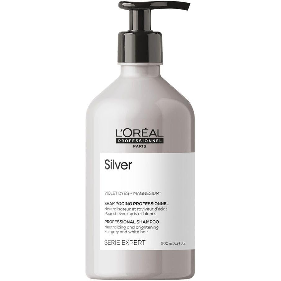 307616 - L'OREAL PROFESSIONNEL Shampo Kundër Zverdhjes, 500 ml, Flokë Gri dhe të Bardhë