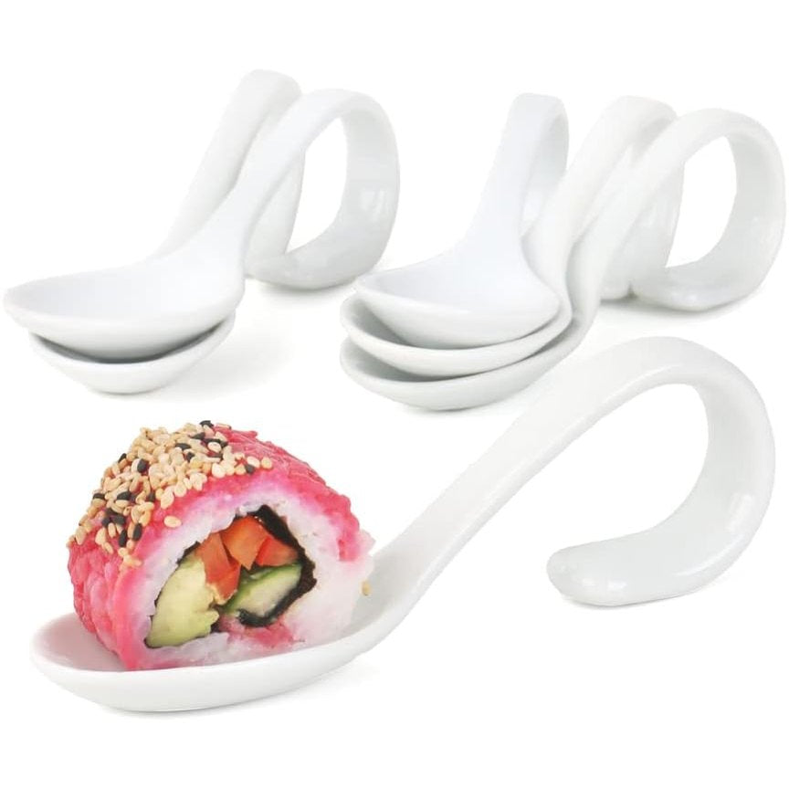 217586 - Zakouski Lugë për meze, 14 cm, e bardhë, 6 copë