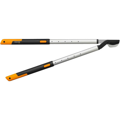 322241 - FISKARS Krasës teleskopik SmartFit me prerës anësor, Çelik preciz, Gjatësia dorezës: 66 deri në 90 cm, E zezë/Portokalli, L86, 1013564
