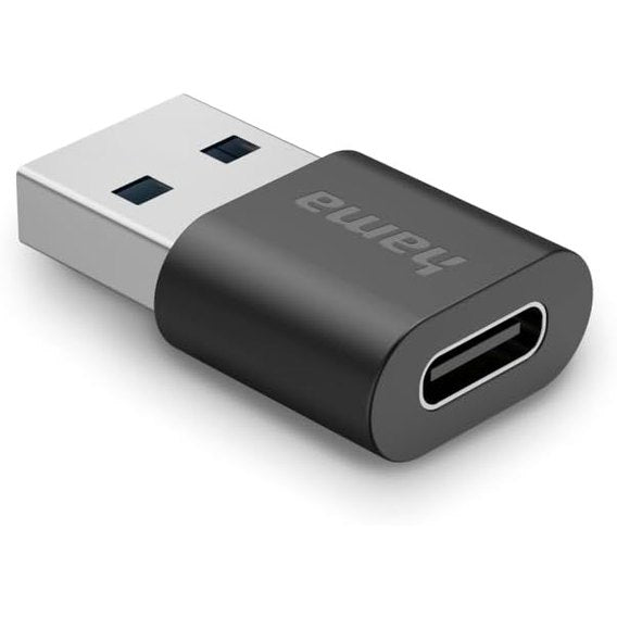 274489 - HAMA - Adaptues USB C, USB A Mashkull në Femër (Për lidhjen e PC, Laptop, MacBook, Tablet, me transferim të të dhënave 10 Gbit/s, USB 3.2 Gen2)