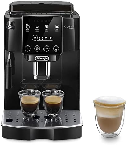 84081 - DE'LONGHI Magnifica Start ECAM222.20.B, Makinë Kafeje Automatike Plotësisht me Shkumëzues Qumështi, Funkison 2x Espresso, Mulli Konik 13 Faza, 1450 W, e Zezë