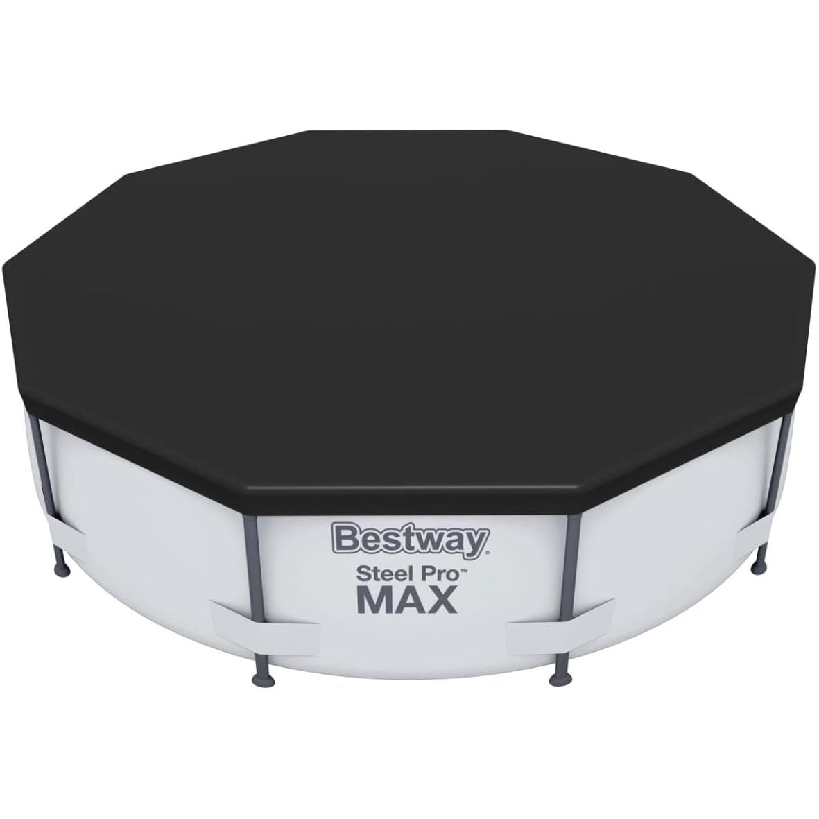 314876 - BESTWAY 58036-19 Flowclear - Mbulesë Pishine për Pishina të Rrumbullakëta Steel Pro Max - 10 ft - e Zezë