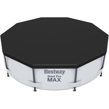 314876 - BESTWAY 58036-19 Flowclear - Mbulesë Pishine për Pishina të Rrumbullakëta Steel Pro Max - 10 ft - e Zezë