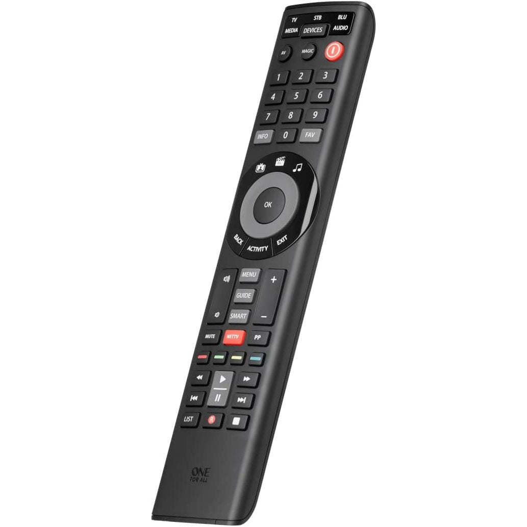 266330 - ONE FOR ALL Telekomandë Universale Smart Control 5 URC7955 - Kontrollon 5 pajisje - Aplikacion falas për konfigurim - Optimizuar për Smart TV
