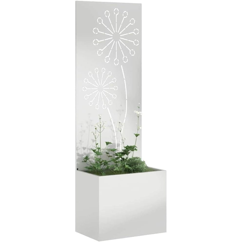 265600 - vidaXL Mbrojtëse për Privatësi Kopshti, Ngjyrë Argjendi 50 x 150 cm, Çelik i Galvanizuar