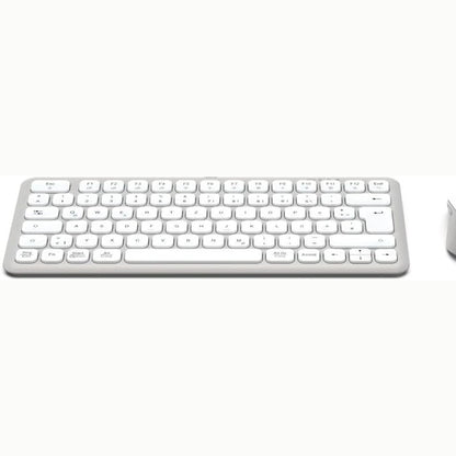 276527 - HAMA, set tastiere dhe mausi pa tel, Bluetooth, për PC, smartphone, tablet, i vogël, me bateri, taste të qeta me gërshërë, paraqitje gjermane QWERTZ