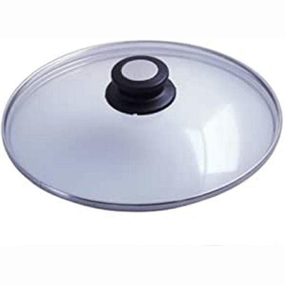 218096 - DE BUYER -4112.24 - Kapak qelqi me dorezë, çelik inox, diametër 24 cm, Argjend