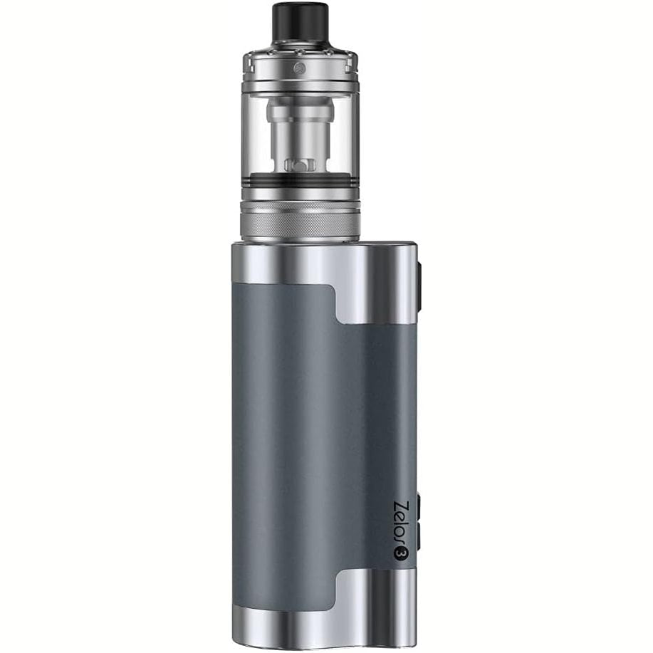 271171 - ASPIRE Kit për avullim Zelos 3 80W me atomizues 4ml Nautilus 3 (GUNMETAL), bateri 3200mAh, spirale Nautilus të përfshira