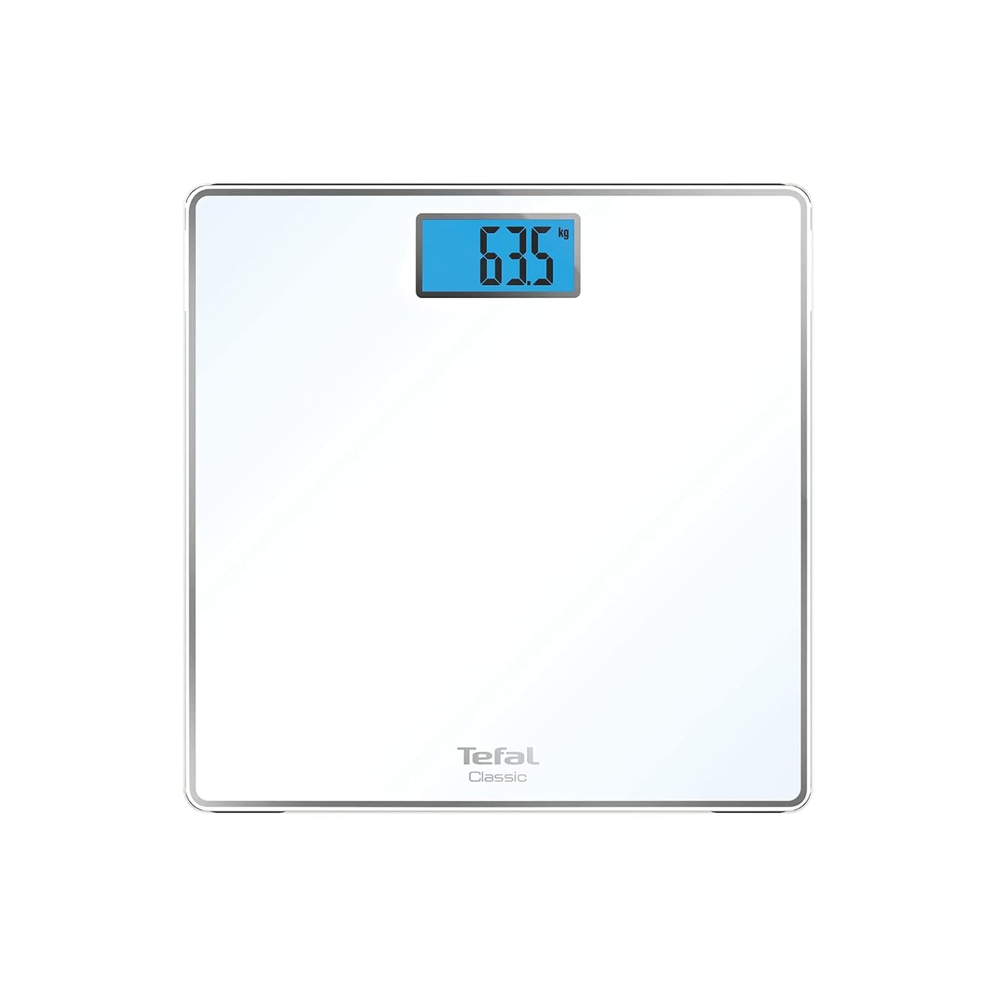 293363 - TEFAL Peshore Banjoje Classic, 31 x 31 cm, Kapacitet Maksimal 160 kg, Graduacion 100g, Ekran me Ndriçim nga Prapa, Bateri të Përfshira, PP1501V0, E Bardhë