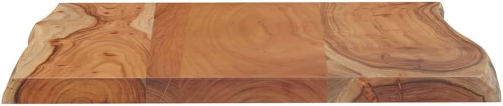 265347 - vidaXL Pllakë Tavoline 80×60×2.5 cm – Dru Akacie Masiv me Skaj Natyral
