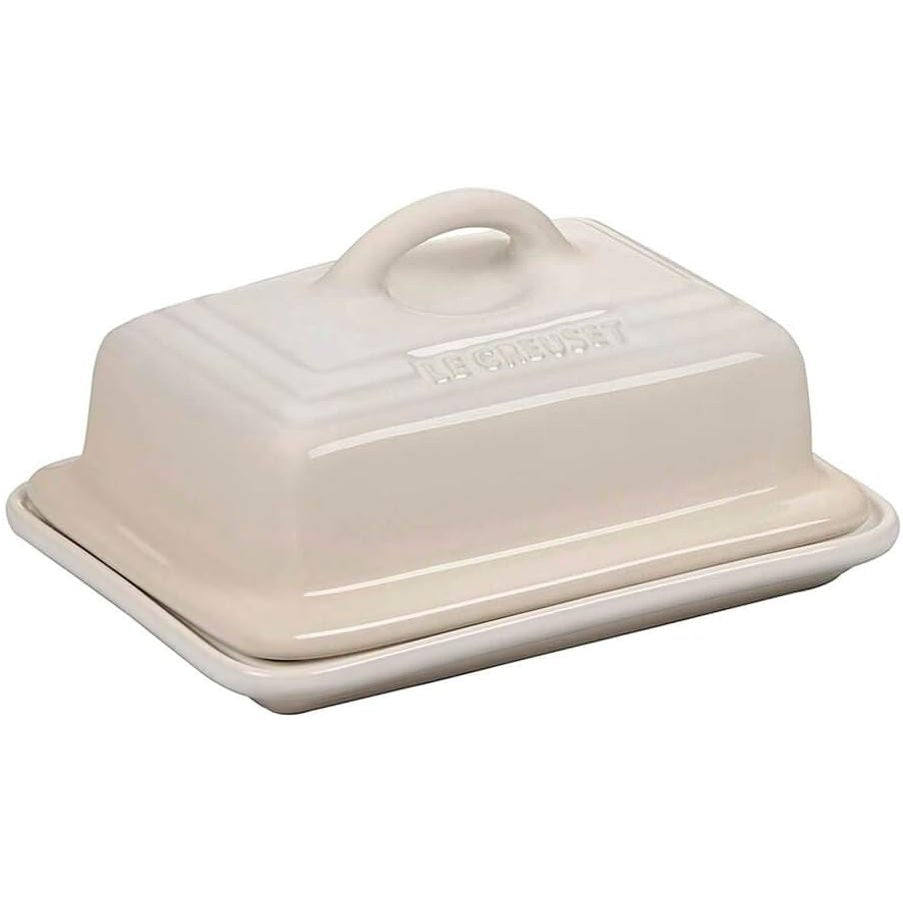 217522 - LE CREUSET Butterdose me Steinzeug, 900 g, 17 x 12.5 x 9 cm, Marengë, 80837177160003