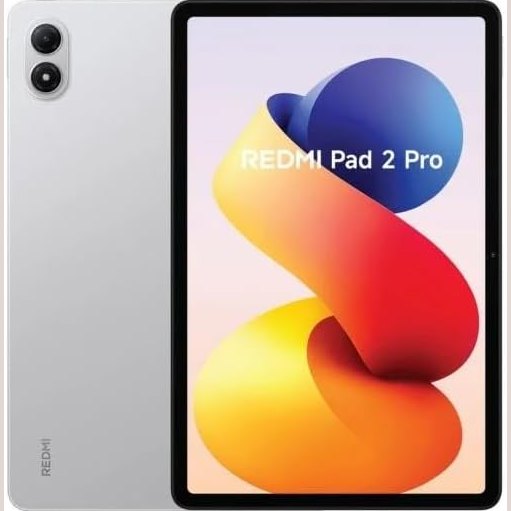 221793 - XIAOMI Redmi Pad 2 PRO Vetëm WiFi (Pa thirrje ose mesazhe) 12.1" 2.5K Octa Core 4 altoparlantë Global ROM 12000mAh Bluetooth Wi-Fi 6 8MP Model 25099RP13G (Argjend, 256GB + 8GB)