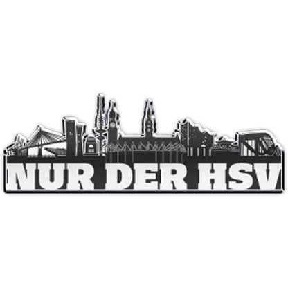 254006 - HAMBURGER SV HSV Magnet Skyline Metall