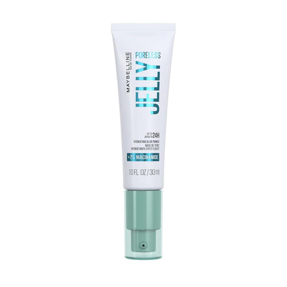318433 - MAYBELLINE NEW YORK - Poreless Jelly - Blurring Primer - Mjegullon dhe Hidraton për 24 orë - Teksturë Xheli Ultra e Freskët - 2% Niacinamide - Teknologji Pelteje Uji - Pa Vaj - 30 ml