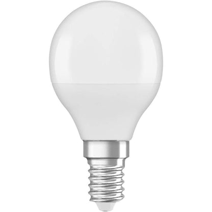 258418 - LLAMBË LED OSRAM ME BAZË E14, DRIITË DITE (6500 K), 4.9 W, EKUVALENTE ME NJË LLAMBË INKANDESHENTE 40 W, ME AKRILIK