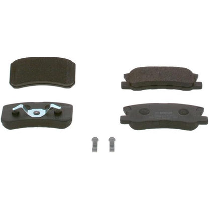 288769 - BOSCH BP429 - Fletë frenash të pasme për makina, 4 fletë, ECE-R90, pa bakër, reduktim zhurme dhe pluhuri