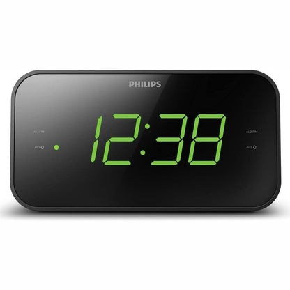 295862 - PHILIPS Orë alarmi Audio TAR3306, me radio dhe ekran të madh, alarm të dyfishtë, kohëmatës gjumi, funksion shtyrjeje