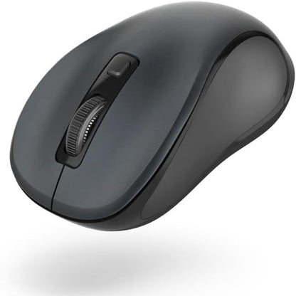 269111 - HAMA Maus pa tel Bluetooth (3 butona, 800dpi/1200dpi/1600dpi, maus optik pa tel, për laptop/PC/tablet, i heshtur, me bateri, për përdorues me dorën e djathtë/të majtë) antracit
