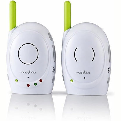266465 - NEDIS Monitor për bebe Audio, pa tel, funksion bisede dypalëshe, rreze veprimi 300 m, Set me 2 copë, Jeshile/E bardhë