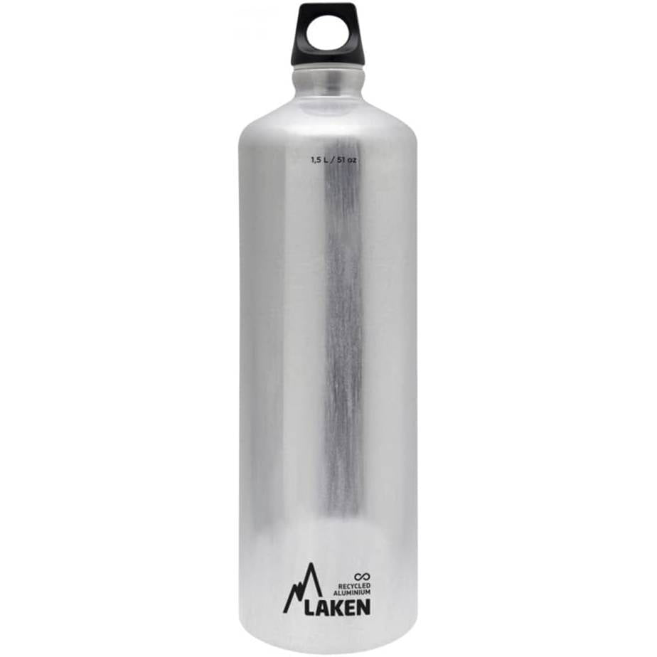 256988 - LAKEN Shishe uji prej alumini Futura me grykë të ngushtë, kapacitet 1.5 L, ngjyrë argjendi