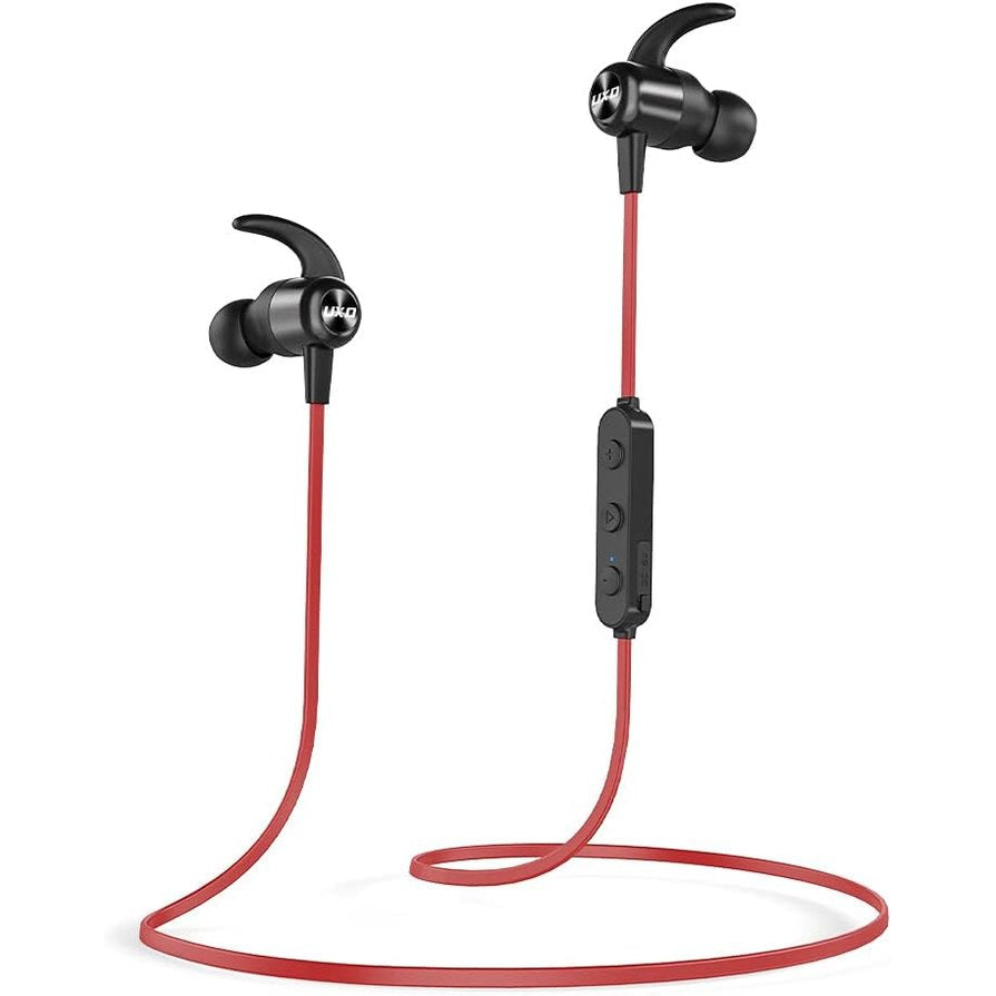 266641 - KUFJE BLUETOOTH UXD, pa tel, IPX7 të papërshkueshme nga uji, kohë përdorimi 20 orë, mikrofon i integruar CVC 8.0, Bluetooth 5.0, të kuqe