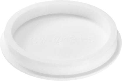 257273 - harta e furnizimit 1 x Tapë Vrime Silikoni, e papërshkueshme nga uji, e rrumbullakët, 130 mm, e bardhë