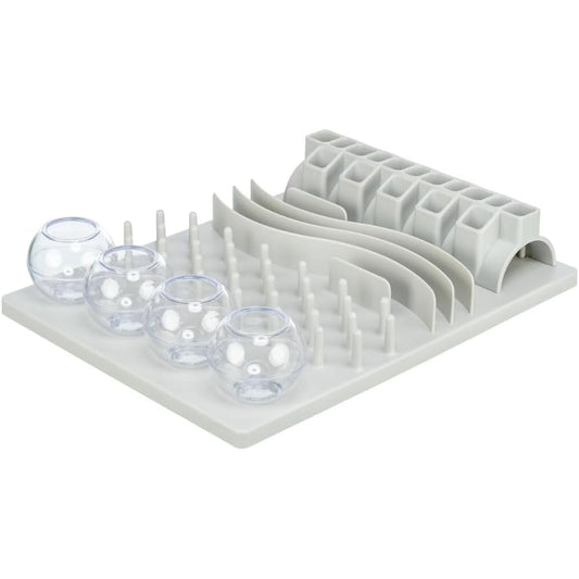 210023 - TRIXIE Lodër Mace, Tavolinë Argëtuese Aktivitetesh me 30-40 cm Diametër, Lojë Strategjike për Stimulim Mendor -4590