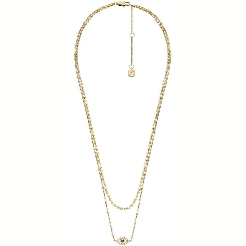 308764 - GJERDAN FOSSIL SUTTON JF04792710, prej çeliku inox për femra, gjatësi: 410 mm + 50 mm, pa gurë të çmuar