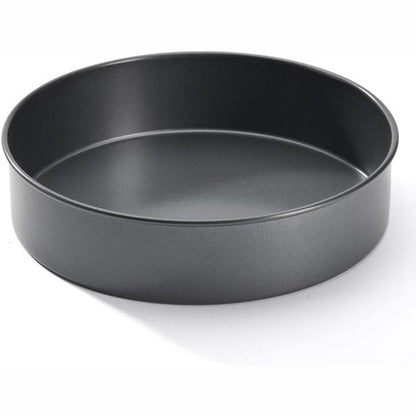 253020 - DE BUYER Tavë çeliku jo-ngjitëse, e rrumbullakët për tortë, Diametri 20 cm, Lartësia 5 cm, E zezë