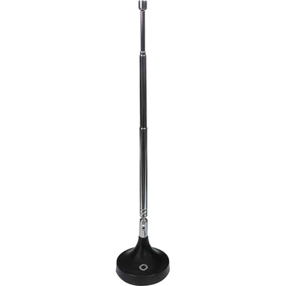 273967 - OEHLBACH Antenë me shufër radioje FM DAB+, 75 ohm, antenë teleskopike, bazë magnetike, adaptor koaksial F-seeker, e zezë, model 17207