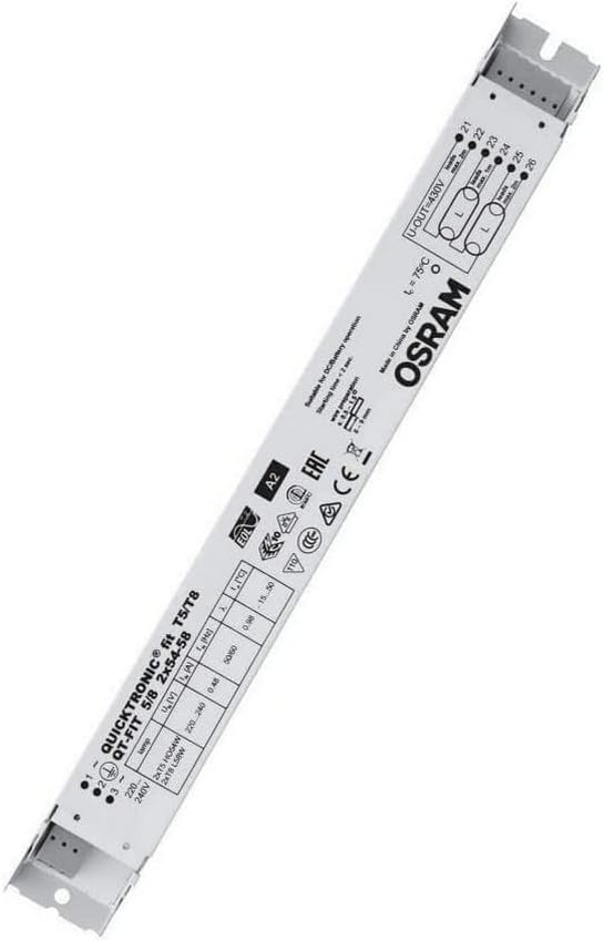 256738 - OSRAM qT Montim quicktronic QT-FIT5 5/8 2x54-58, Argjend