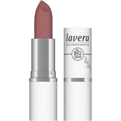 318037 - BUZËKUQ LAVERA Velvet Matt, Tea Rose 03, Kozmetikë Natyrale, Pa silikon, Gjalpë Organik me Luledielli dhe Vaj Luledielli Organik, 4.5g