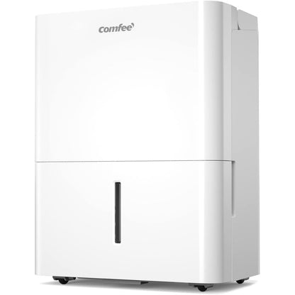 159441 - COMFEE' Tharëse Ajri 20L/24h për Shtëpi, Kapaciteti i Rezervuarit 3L, E Përshtatshme për Dhomë deri në 40㎡, Kontroll WiFi, E Pajtueshme me Alexa, Rrota Rrotulluese dhe Kohëmatës, Modeli MDDF-20DEN7-WF