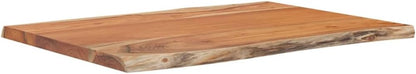 265347 - vidaXL Pllakë Tavoline 80×60×2.5 cm – Dru Akacie Masiv me Skaj Natyral