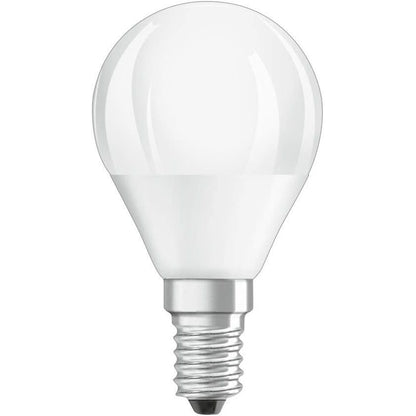 248426 - OSRAM Llambë LED me errësim, bazë E14, e bardhë e ngrohtë (2700K), në formë pike loti, 4.9 W, ekuivalente me llambë inkandeshente 40W, mat, LED SUPERSTAR CLASSIC P