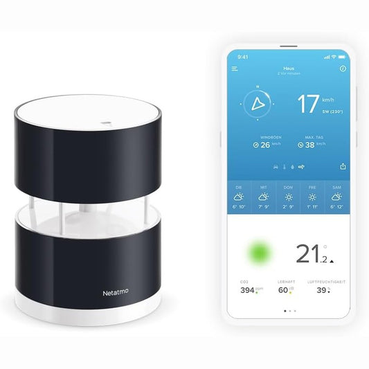 231066 - Matës i Erës Netatmo - Anemometër i Mençur për Stacionin Meteorologjik Netatmo, NWA01-WW