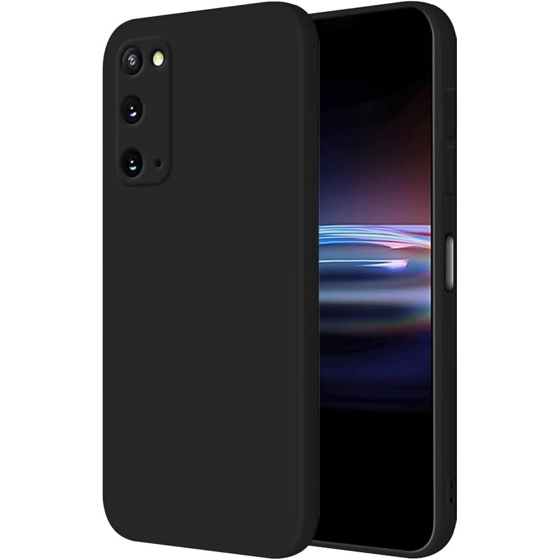 274723 - HONLEN - Mbulesë mbrojtëse për Samsung Galaxy S20 (6.2 inç) prej silikoni TPU, anti-gërvishtje, ultra e hollë, e zezë