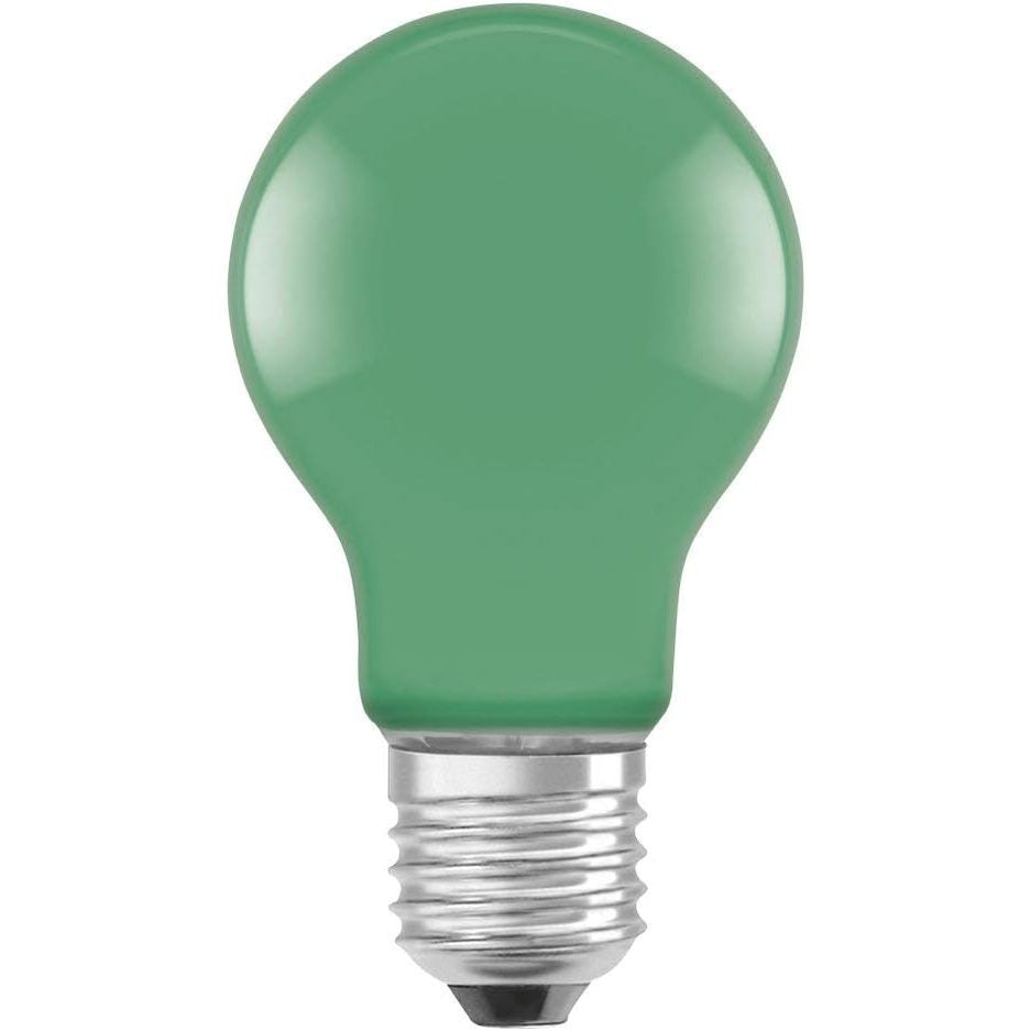 254074 - OSRAM Llambë LED | Baza: E27 | Jeshile | 7500 K | 2.50 W | Ekuivalente me 15 W | E tejdukshme | LED STAR DECO CLASSIC A