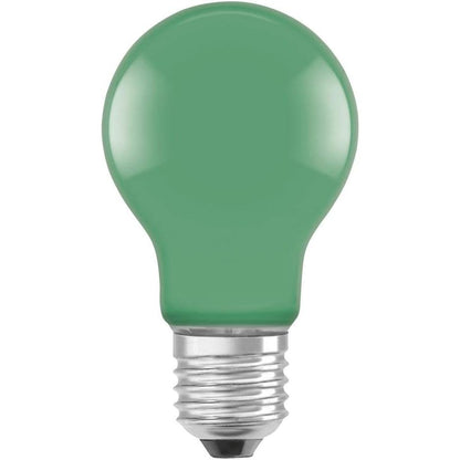 254075 - OSRAM Llambë LED | Baza: E27 | Jeshile | 7500 K | 2.50 W | Ekuivalente me 15 W | E tejdukshme | LED STAR DECO CLASSIC A