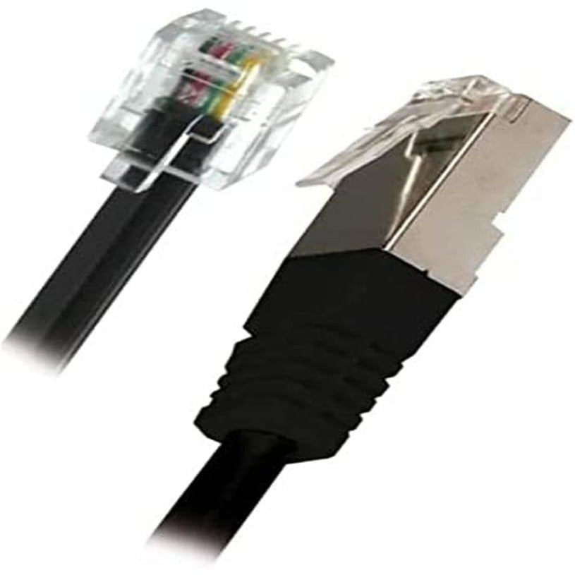 274767 - APM 570843 Kabllo ADSL RJ11/RJ45, Konektorë Mashkull/Mashkull, i Zi, Gjatësi 2M