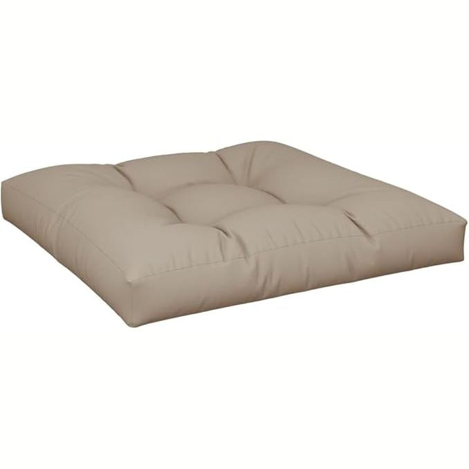 270134 - vidaXL Pallet Kussen 80x80x12 cm Pëlhurë me ngjyrë të errët