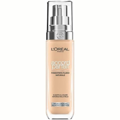 290022 - L'ORÉAL PARIS Fondatinë e lëngshme, 30 ml, Nuanca: 3N Bezhë kremoze, Formulë me acid hialuronik