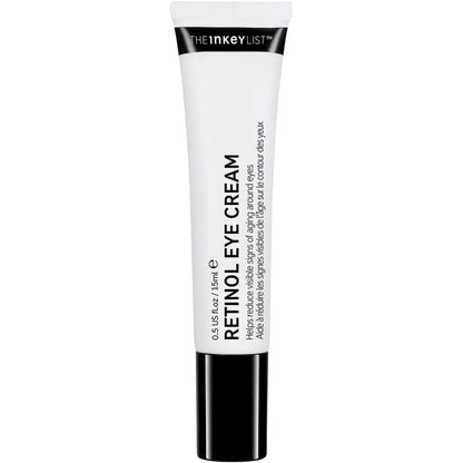 317515 - INKEY LIST Krem për sytë me retinol, 15 ml, për reduktimin e rrudhave dhe vijave të holla