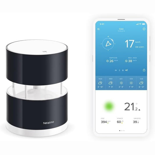 231065 - Matës i Erës Netatmo - Anemometër i Mençur për Stacionin Meteorologjik Netatmo, NWA01-WW