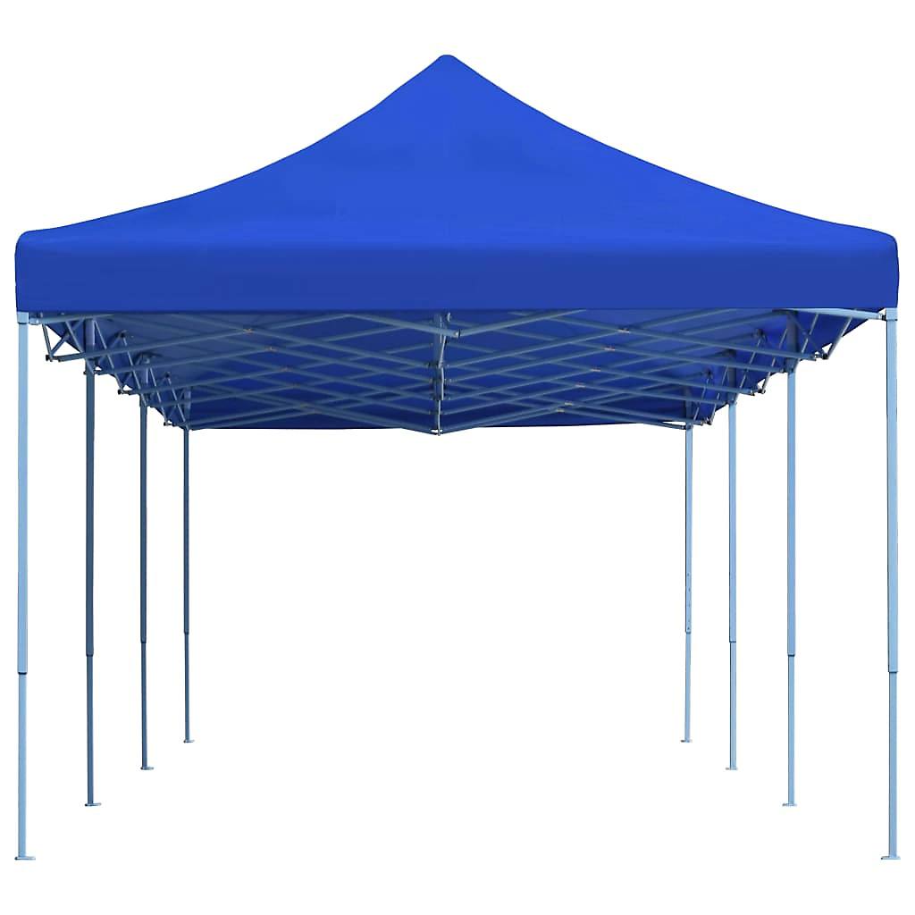 291438 - Strukturë metalike për tendë feste të palosshme "pop-up" vidaXL, 3x9 m, blu