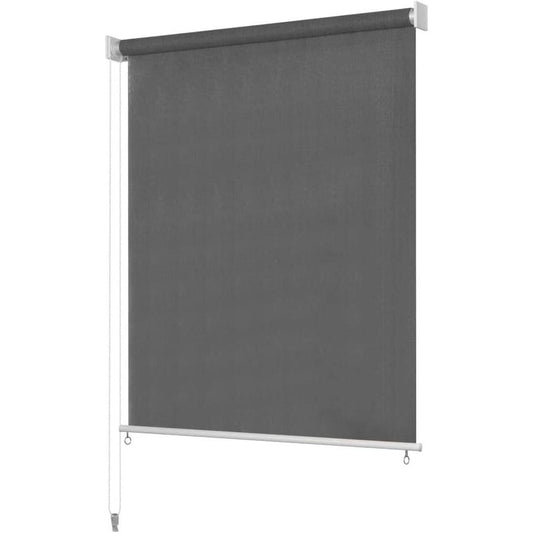 280475 - vidaXL Perde me Rrotull për Jashtë 240x230 cm, Ngjyra Antracit