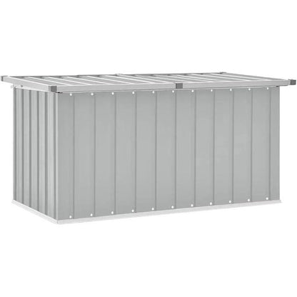 212224 - vidaXL Kuti Moderne Gri për Ruajtje Kopshti 120x60x60cm Çelik i Galvanizuar