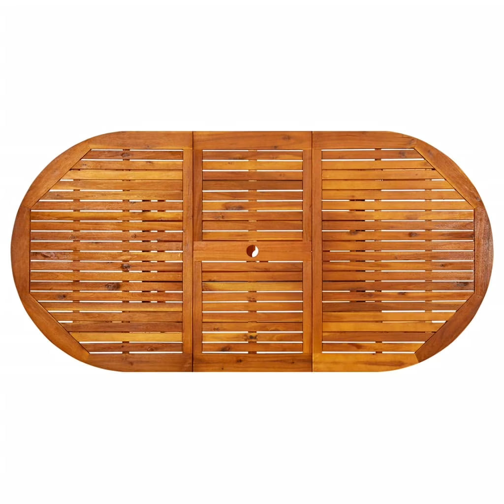 270092 - vidaXL Tavolinë Patio 200x100x75 cm – Dru i Fortë Akacie